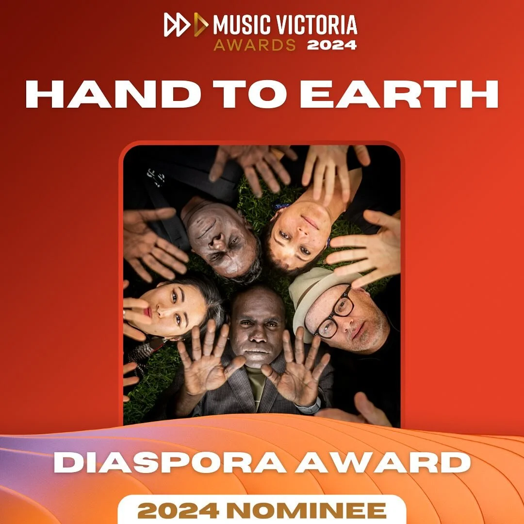 Honoured to find that Hand to Earth has been nominated for @musicvictoria awards in two categories! Congratulations to my wonderful musical family @songman.daniel @davidwilfred2880 @phjknight @avivaendean @room40shoots and all the other nominees this