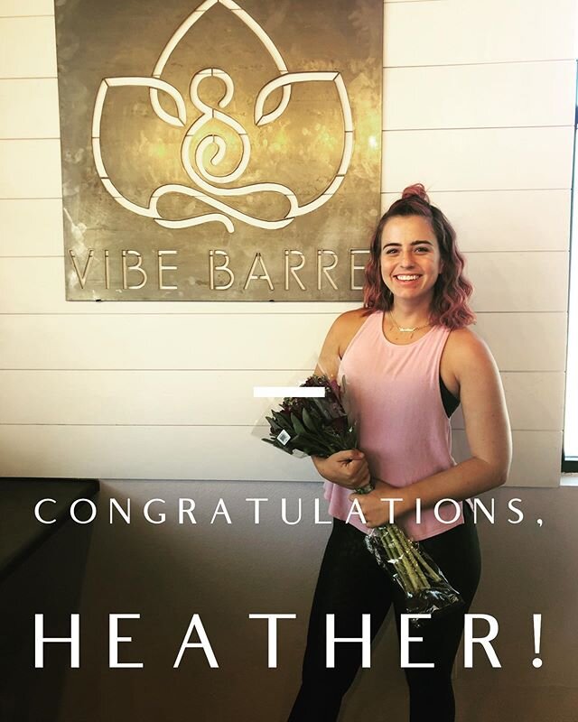 Please welcome Heather to the team! She is a fully certified Vibe Barre instructor and has taught various forms of group fitness classes. Trust me, you won&rsquo;t want to miss her classes! She&rsquo;s incredibly inspiring, knowledge, and let&rsquo;s