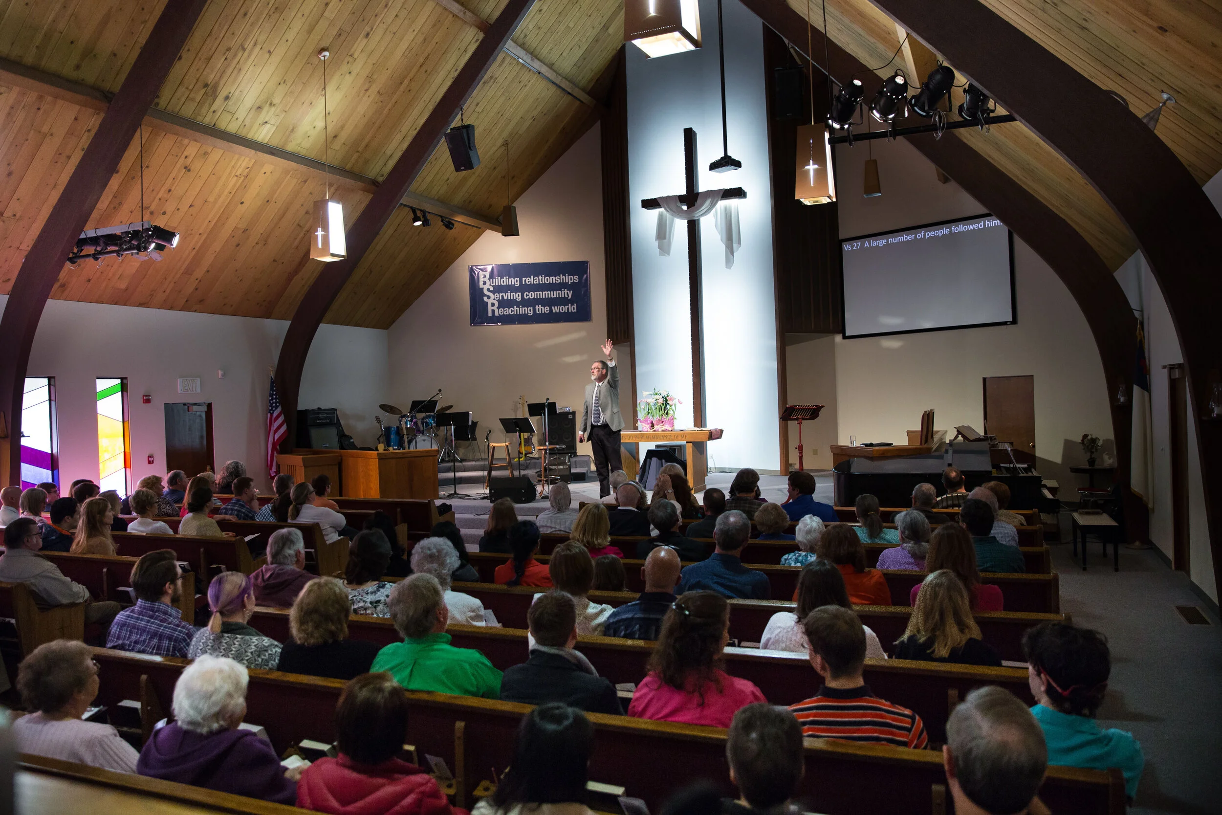 You are welcome here. Join us on Sunday morning.