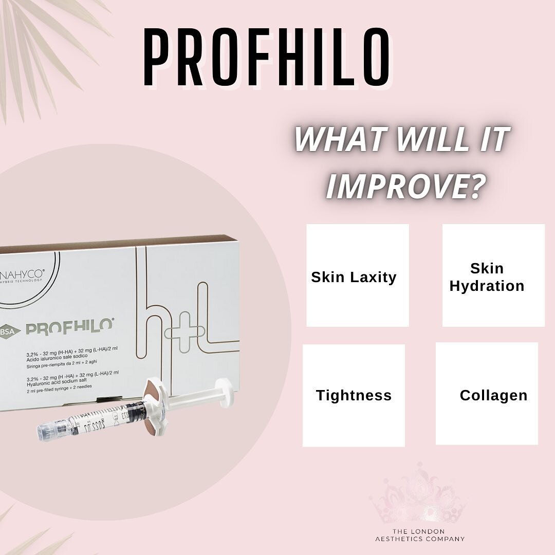 Profhilo Skin Booster, our favourite 𝙄𝙣𝙟𝙚𝙘𝙩𝙖𝙗𝙡𝙚 𝙈𝙤𝙞𝙨𝙩𝙪𝙧𝙞𝙨𝙚𝙧 💧💭

✔️ Better skin texture 
✔️ Smoother skin 
✔️ Hydrated 

Wake up with 𝐠𝐥𝐨𝐰𝐢𝐧𝐠, 𝐩𝐥𝐮𝐦𝐩𝐞𝐝, 𝐬𝐦𝐨𝐨𝐭𝐡 filter-free skin everyday 💧

(Her skin is slight