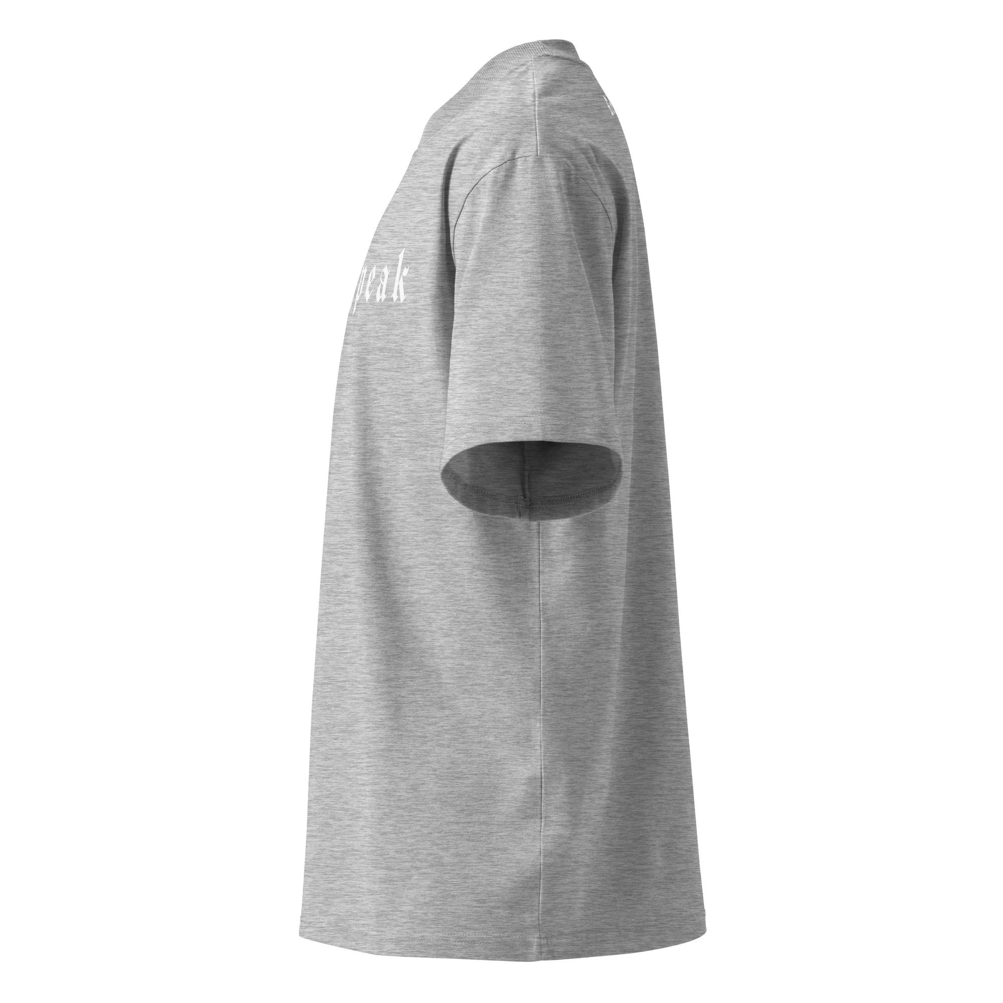 Oversized - Big Oldschool Basic -tshirt light text