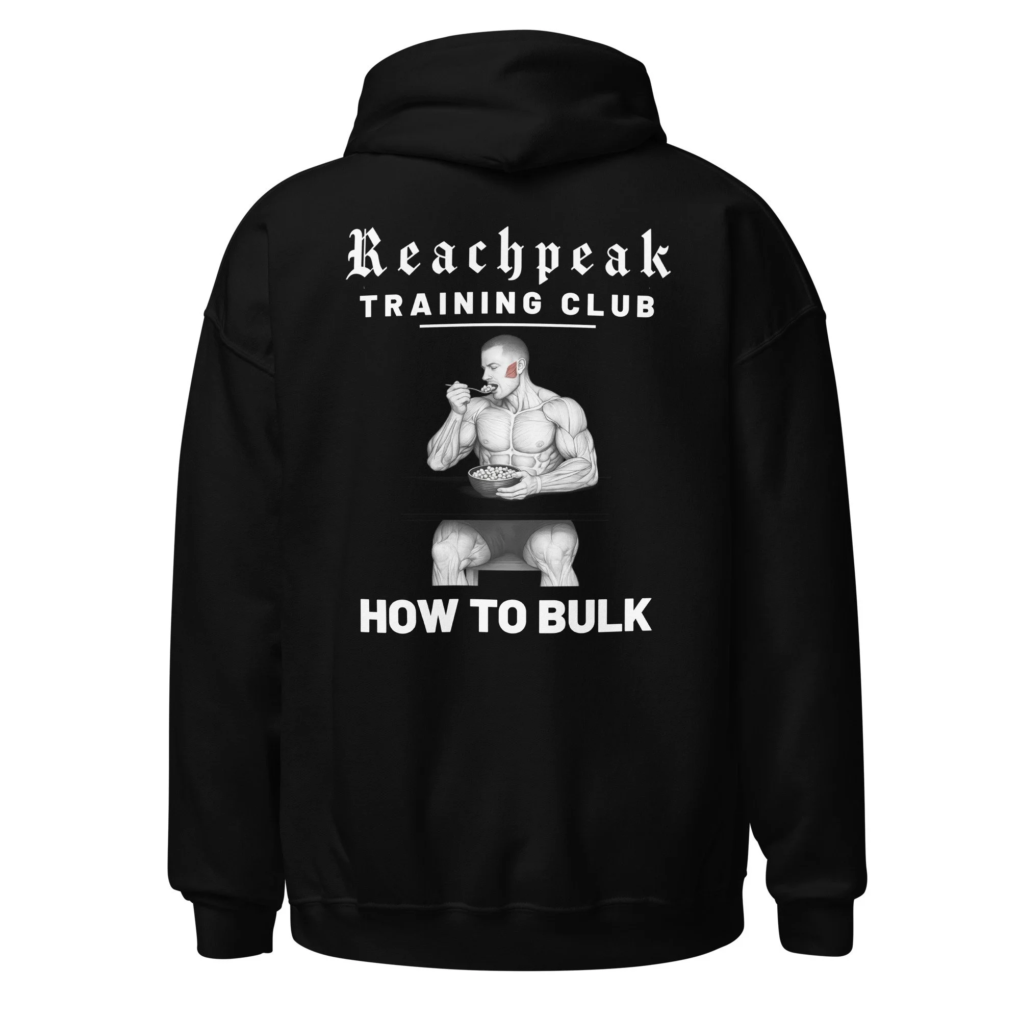 ReachPeak - Bulking phase - hoodie - light text