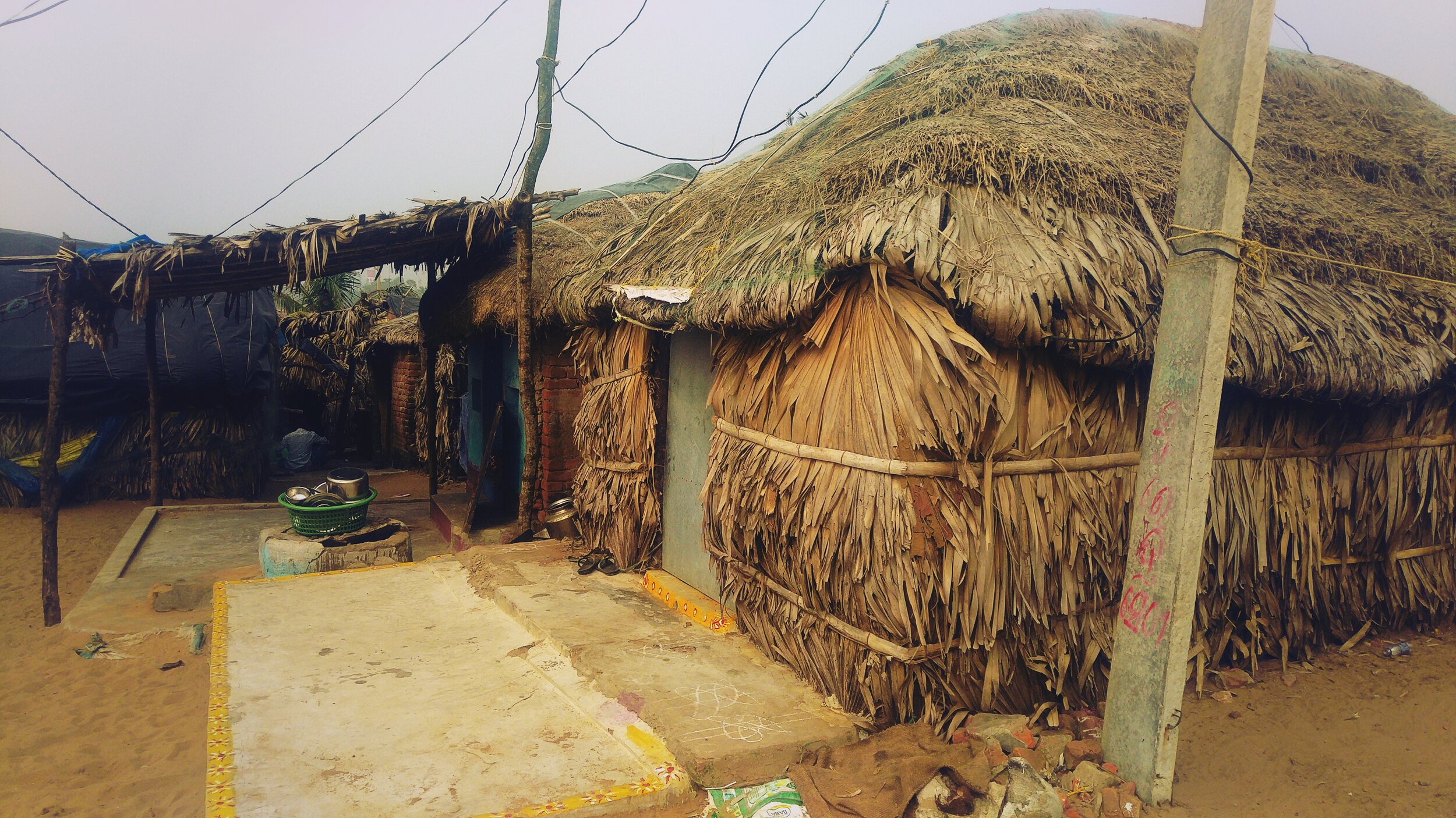 The native housing typology of thatched roofs and walls