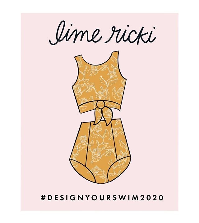 I&rsquo;m entering these 3 patterns into a swimsuit design competition for @limericki 👙Which one is your favorite?
#designyourswim2020