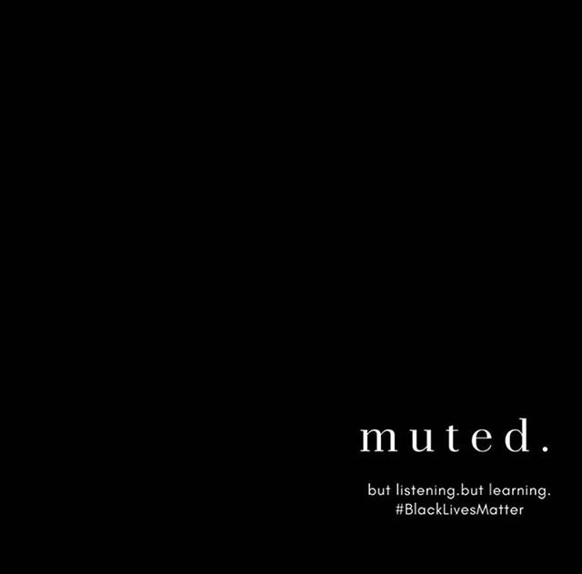 My heart is hurting. I will now mute my social media until 7th of June to let their voices be heard. But I will be listening &amp; learning. Love to you all 🖤 #blackouttuesday #theshowmustbepaused #muted