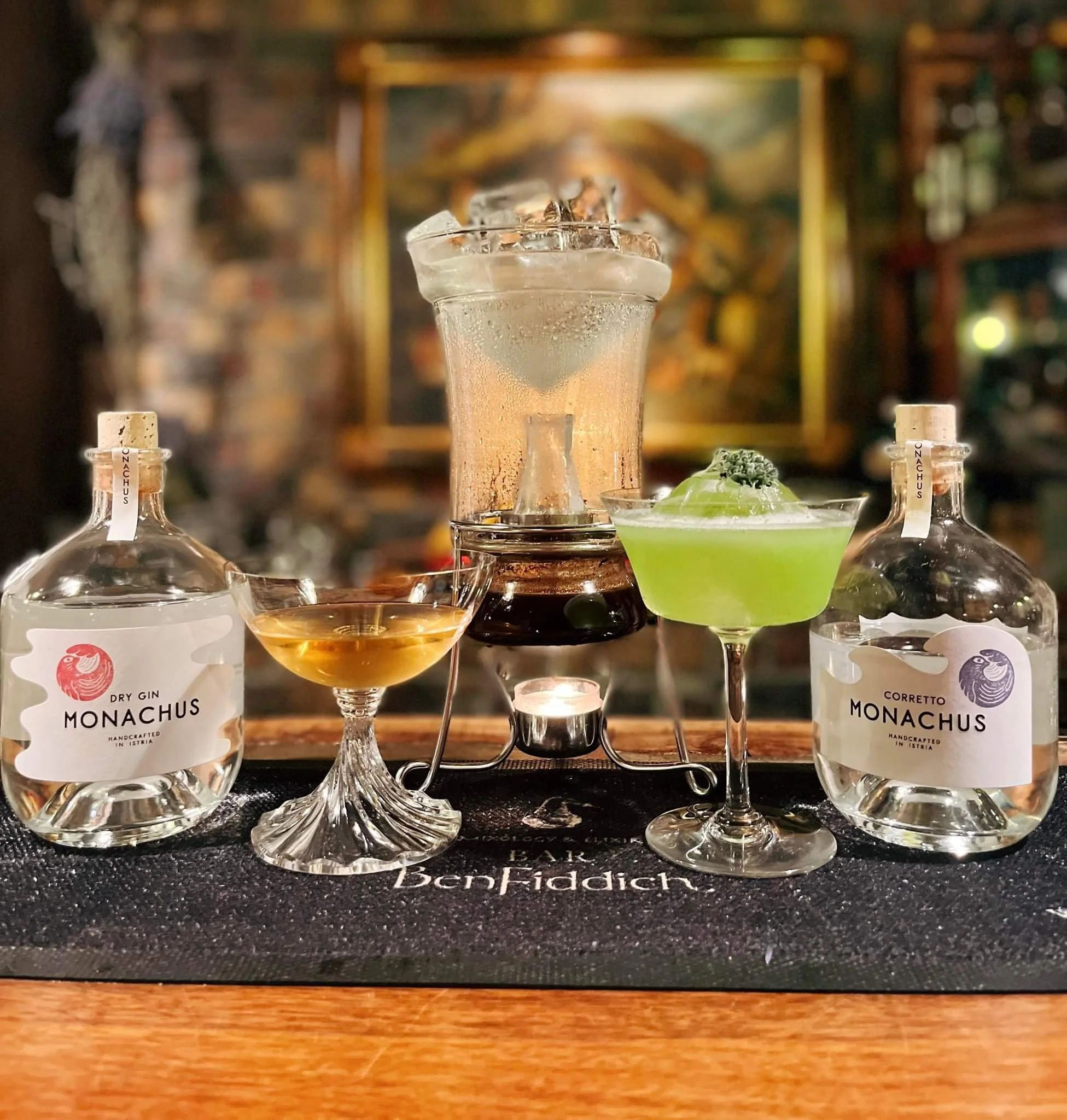 Hiroyasu Kayama's signature cocktails with Monachus