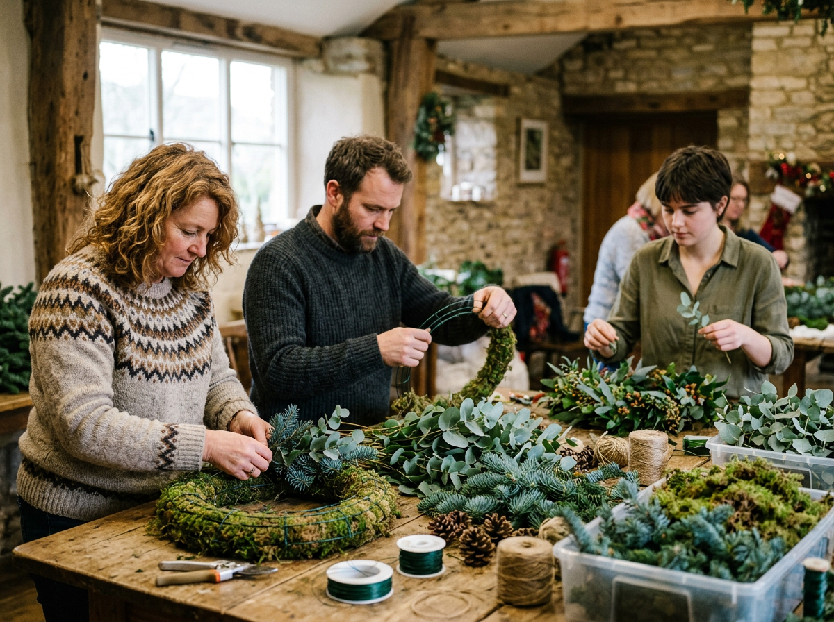 AFTERNOON WREATH WORKSHOP  - SATURDAY 28th NOVEMBER 2pm