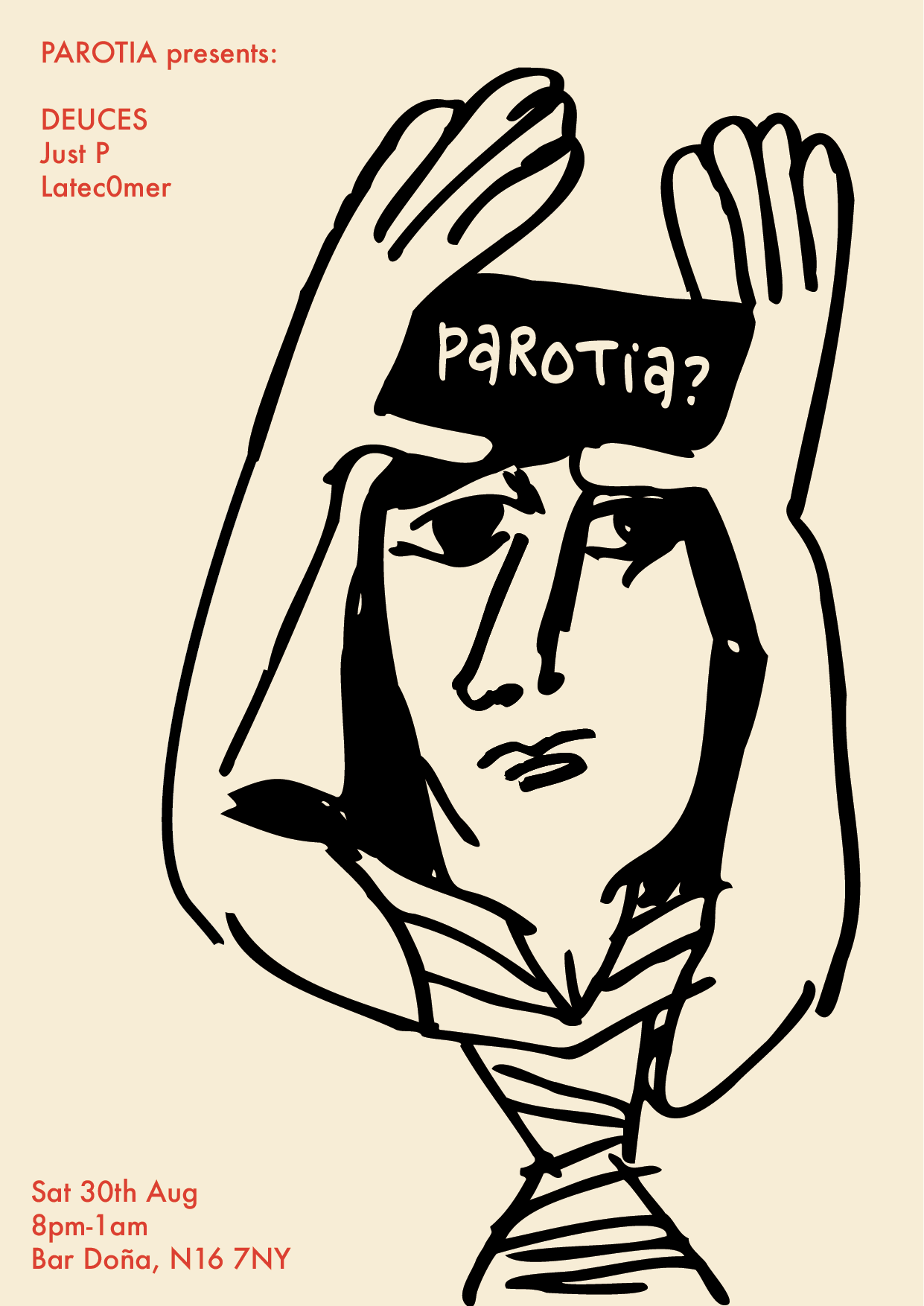 Parotia: DEUCES, Just P, Latec0mer
