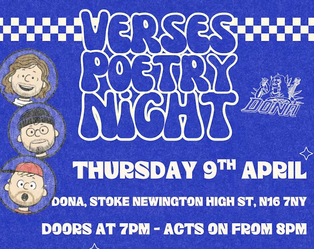 VERSES Poetry Night: April Special
