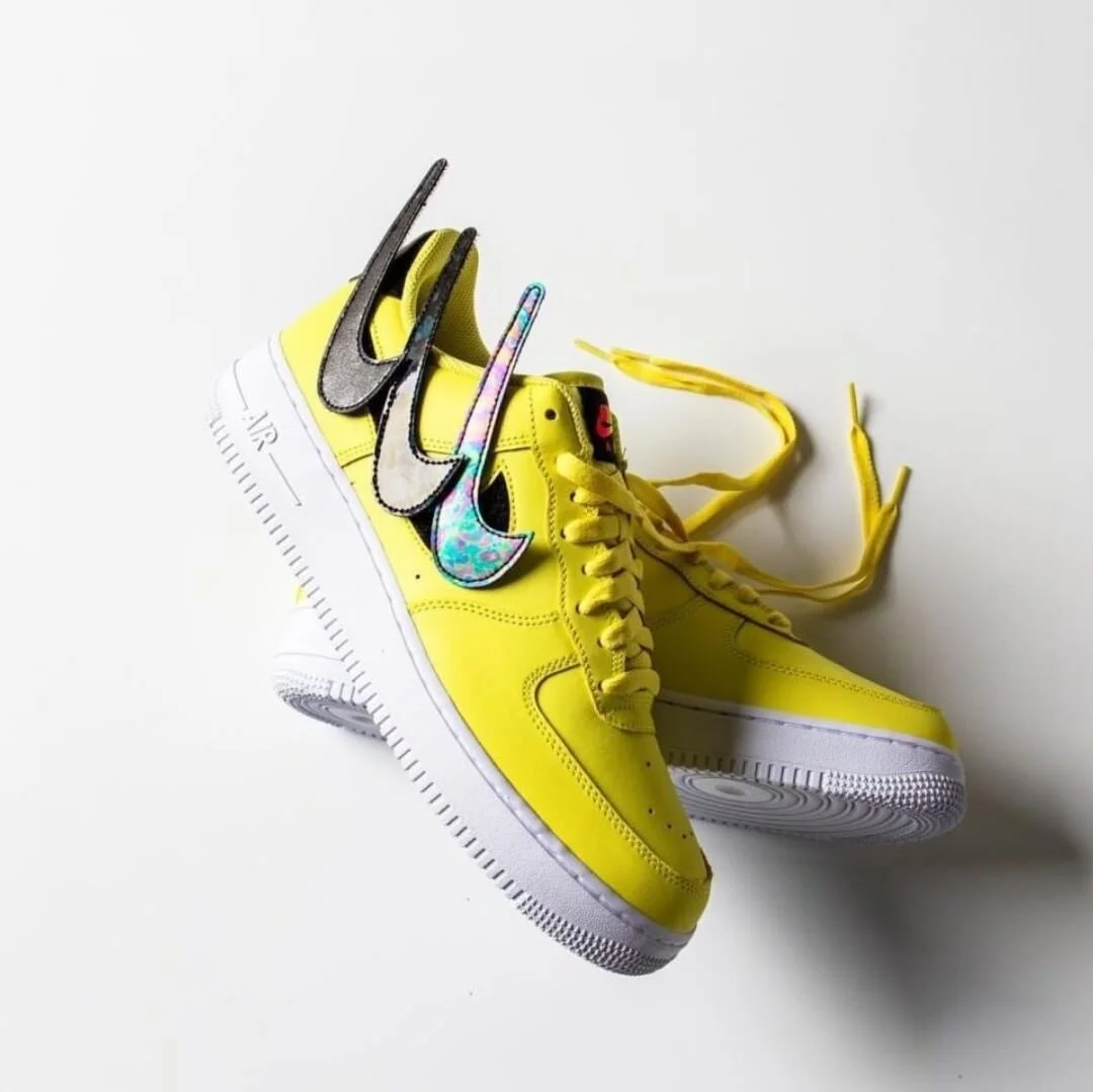 air force 1 removable swoosh white