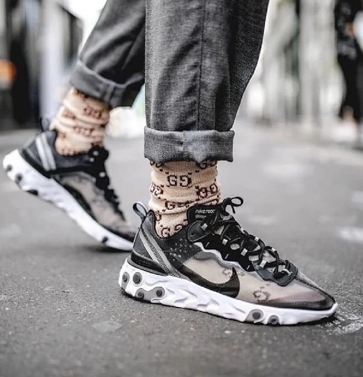 nike react element 87 black