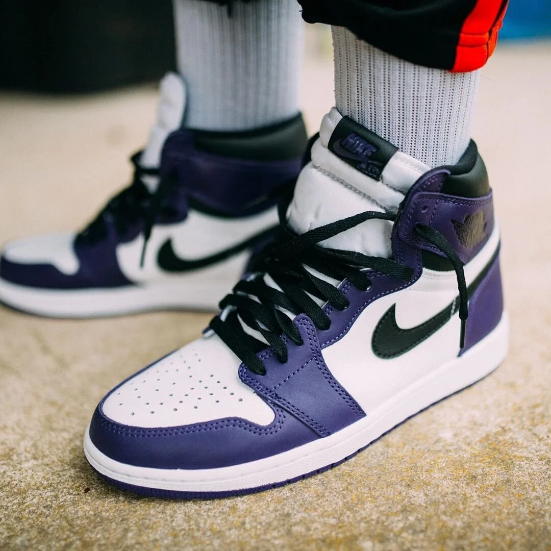 court purple jordan 1 high og
