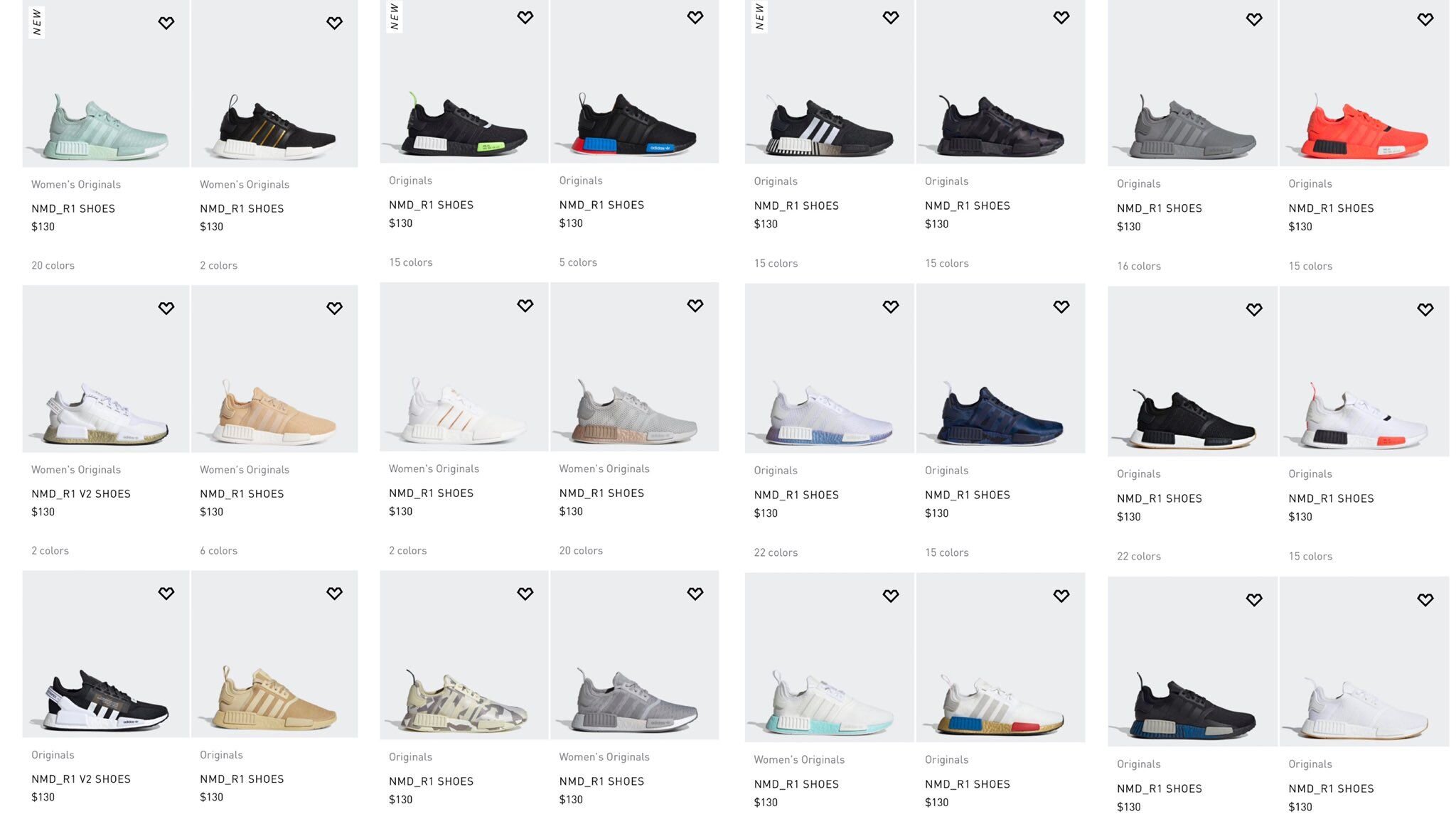 all adidas nmd colorways