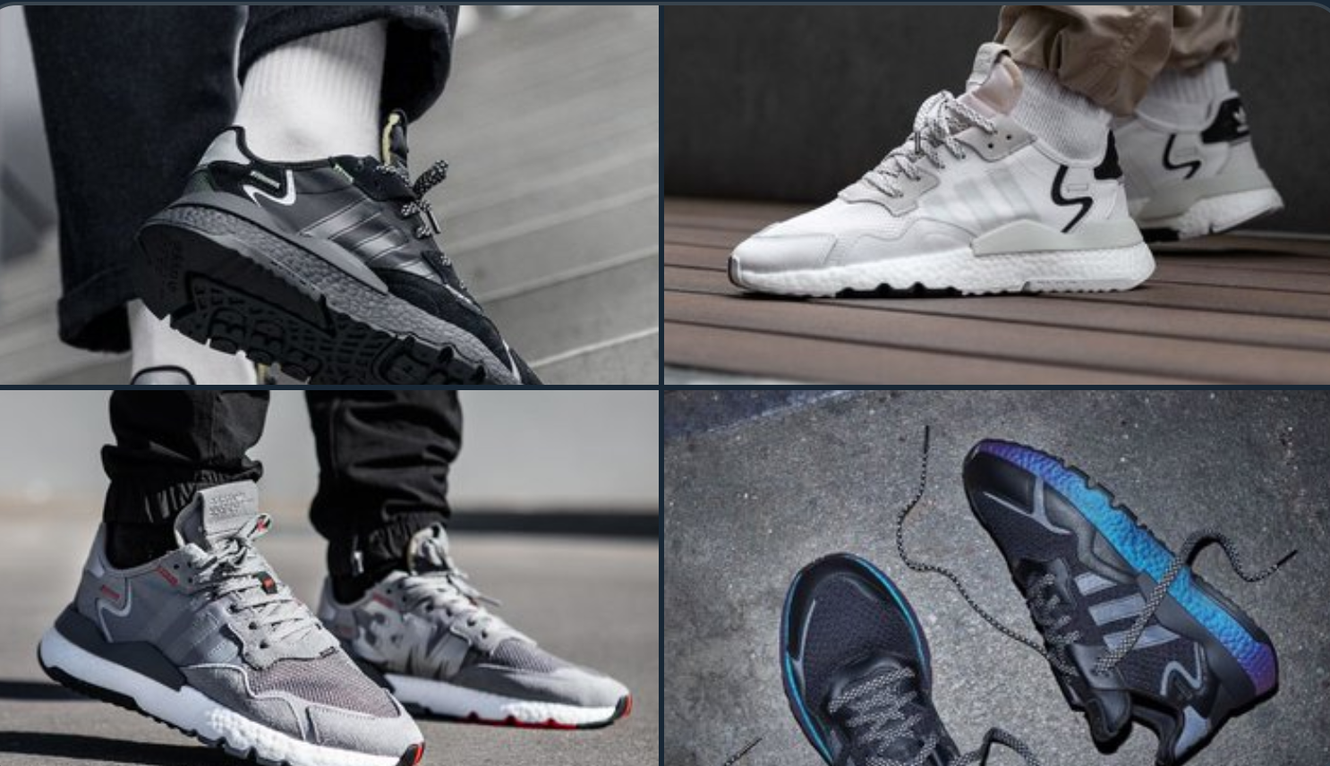 adidas nite jogger colorways