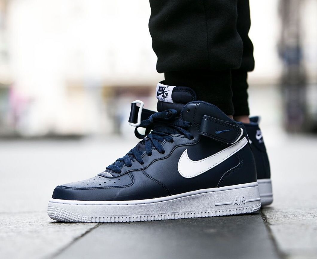 air force 1 mid midnight navy