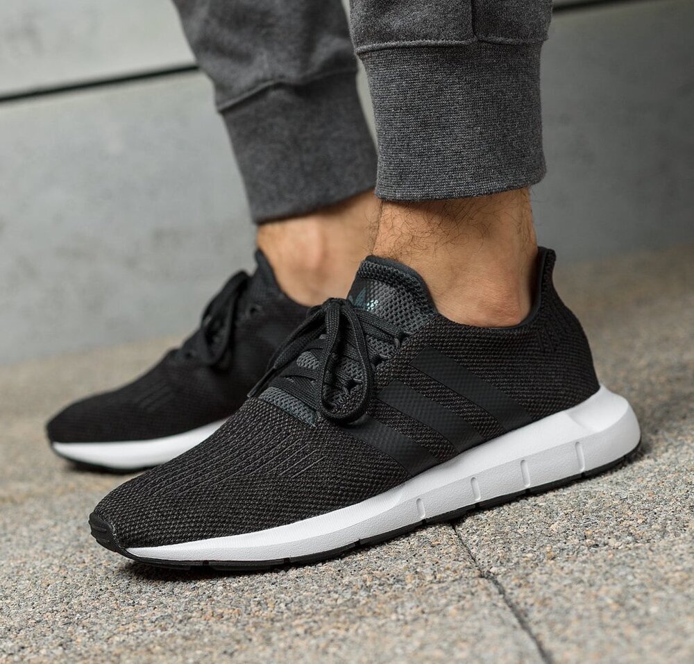 The adidas Swift Run "Core Black" Is On Sale For $45! — Kicks Under Cost