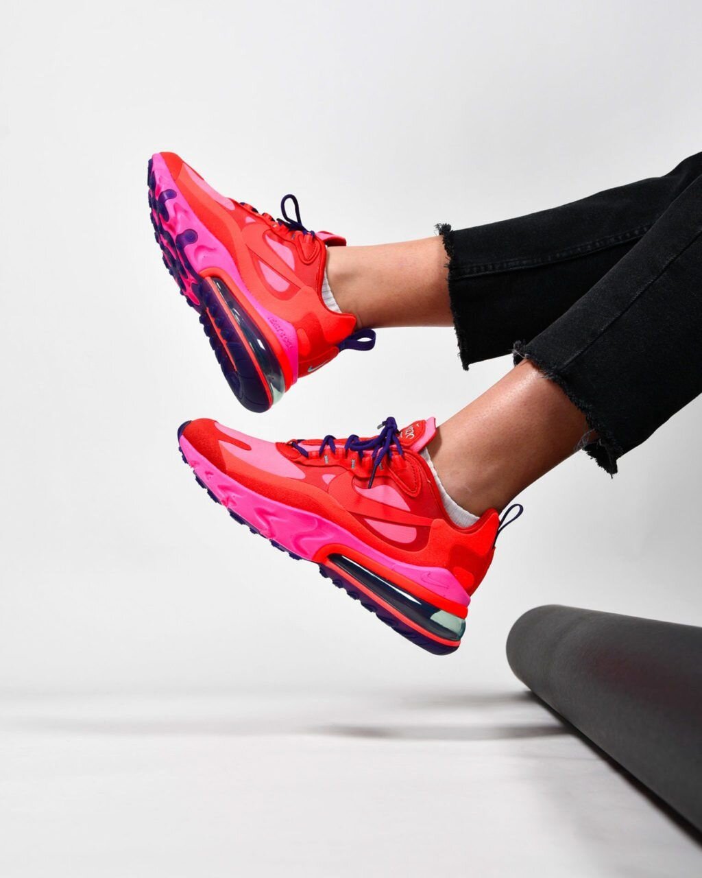 nike air max 270 react women's mystic red