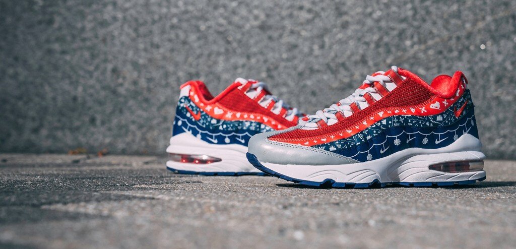 nike air max 95 gs christmas sweater