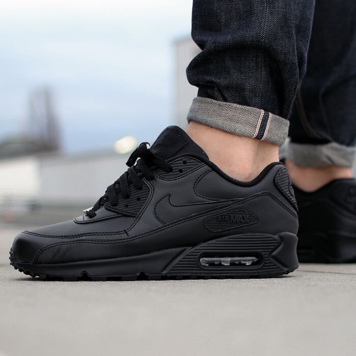 Between team decorate The "Black Leather" Nike Air Max 90 Is On Sale 20% Off With Free Shipping!  — Kicks Under Cost