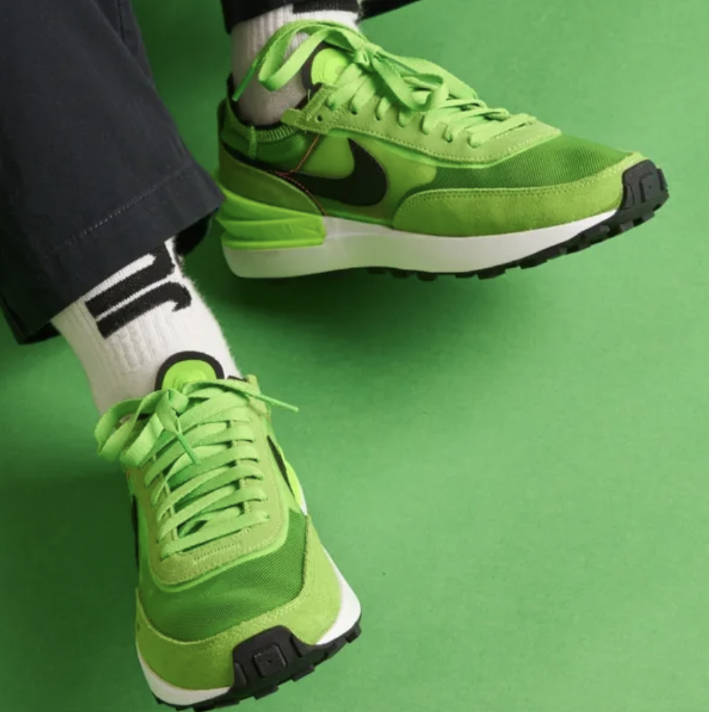 The green waffle one nike "Electric Green" Nike Waffle One Is On Sale For $79.99 Shipped