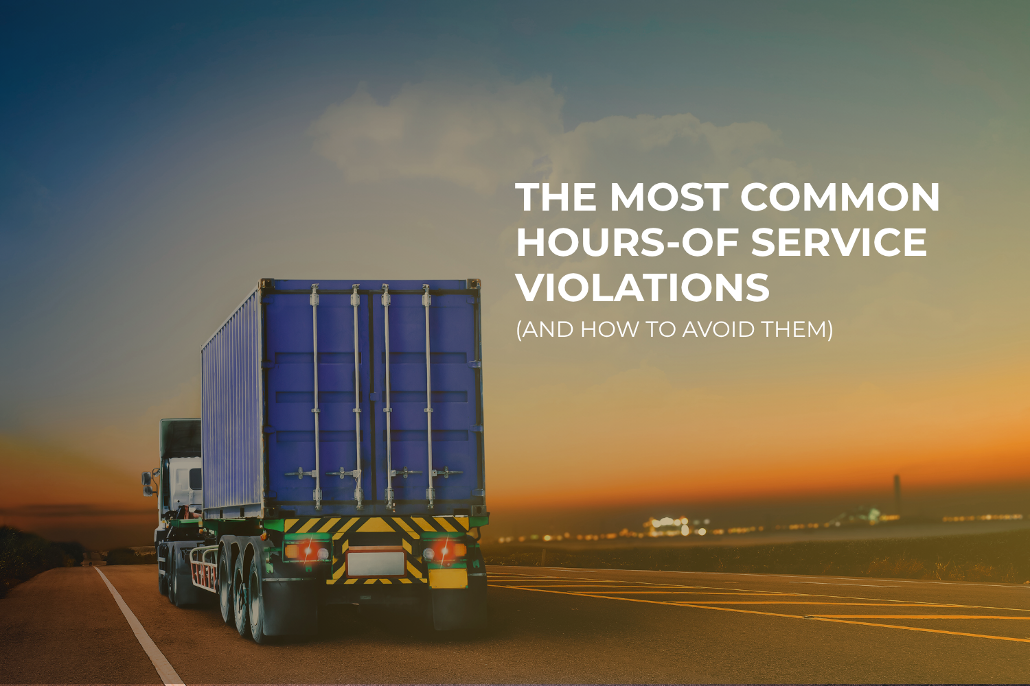The Most Common Hours-of-Service Violations (and How to Avoid Them)