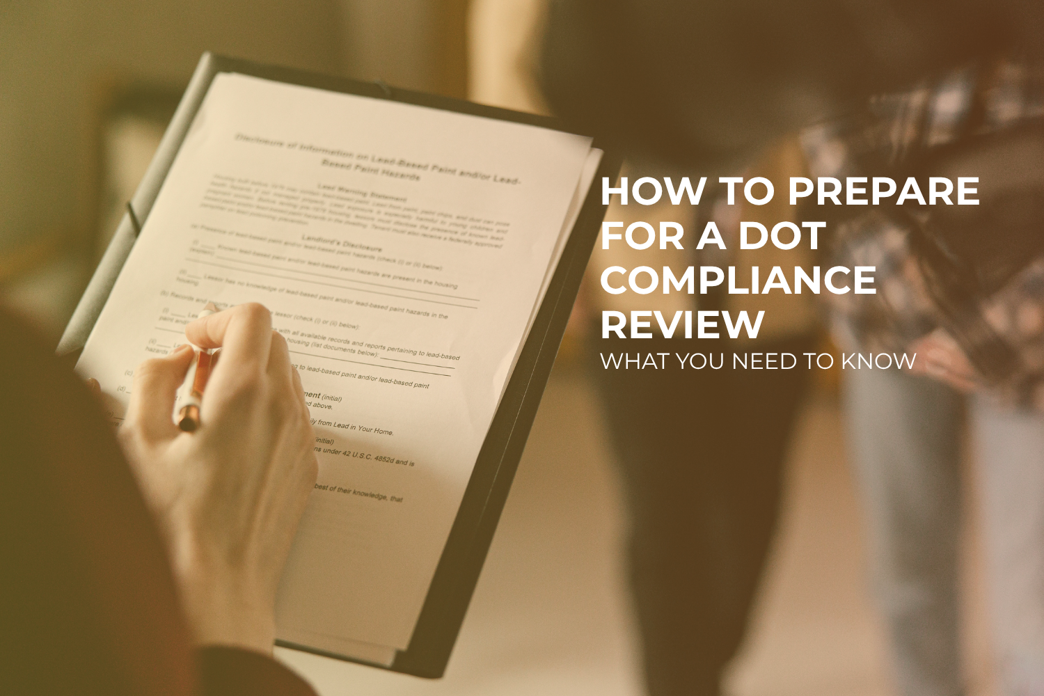 How to Prepare for a DOT Compliance Review