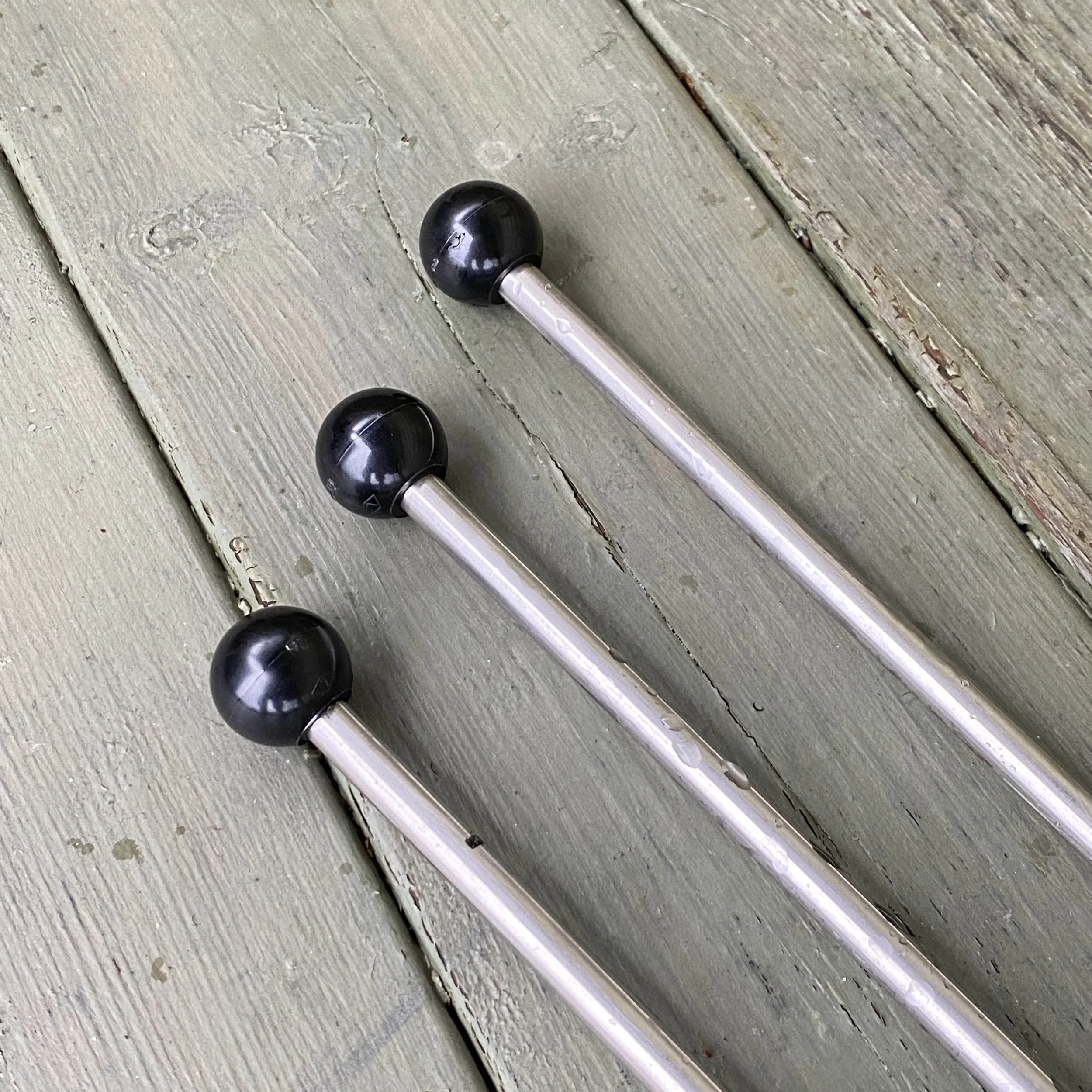 Stainless-Steel Stake with Round Ball for Garden Flowers