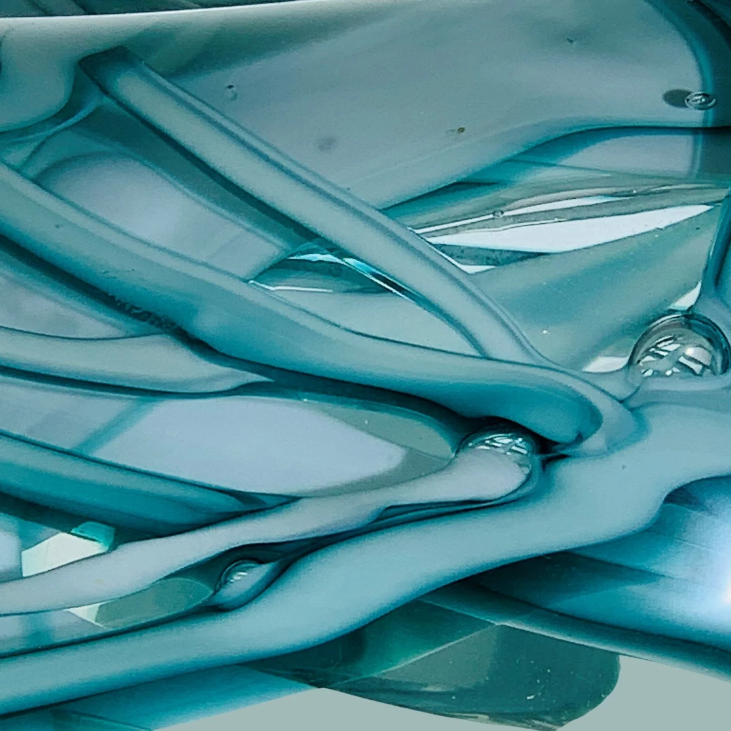 Birds Nest in Teal by Alison Vincent