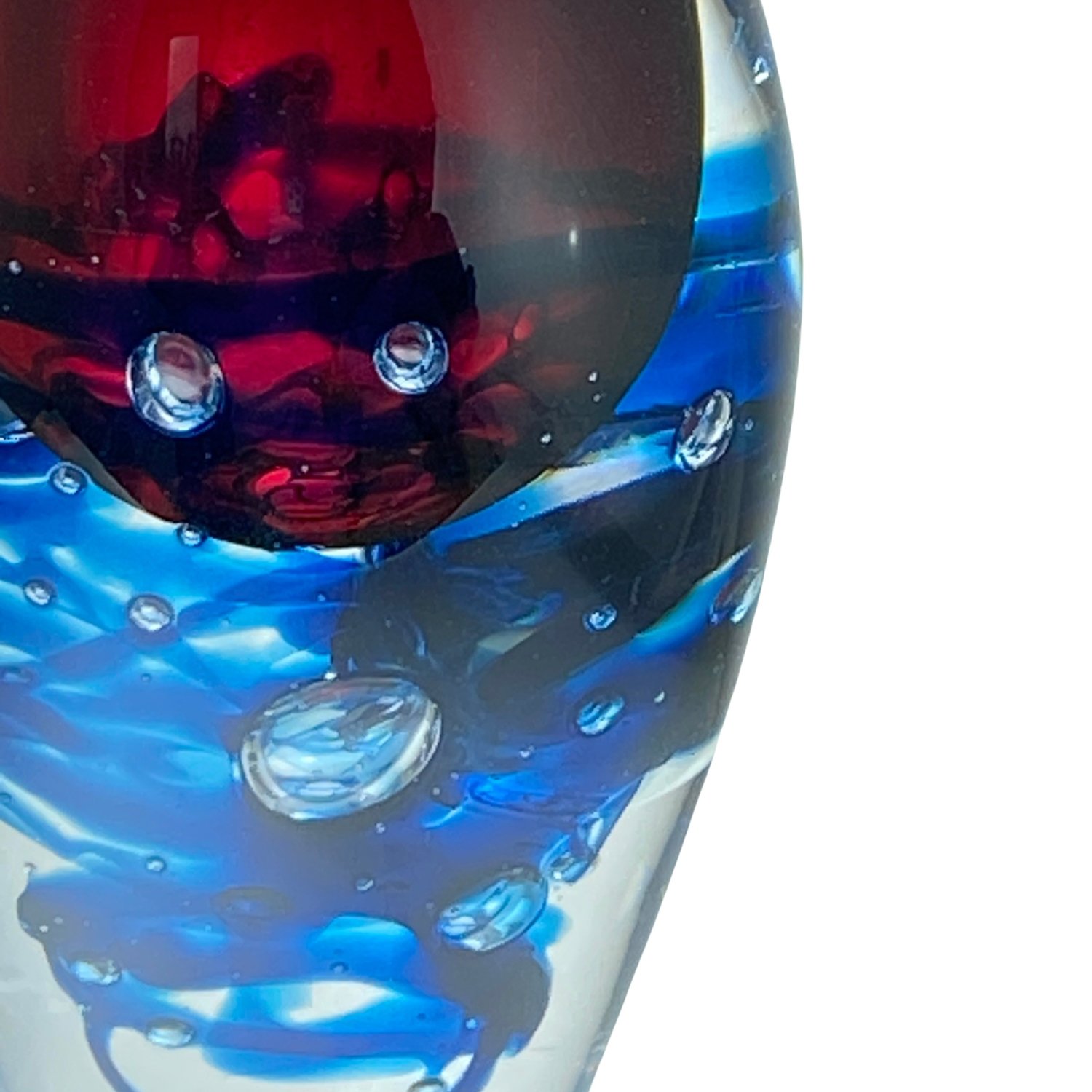 Caged Jewel in Wine Red and Blue by Alison Vincent
