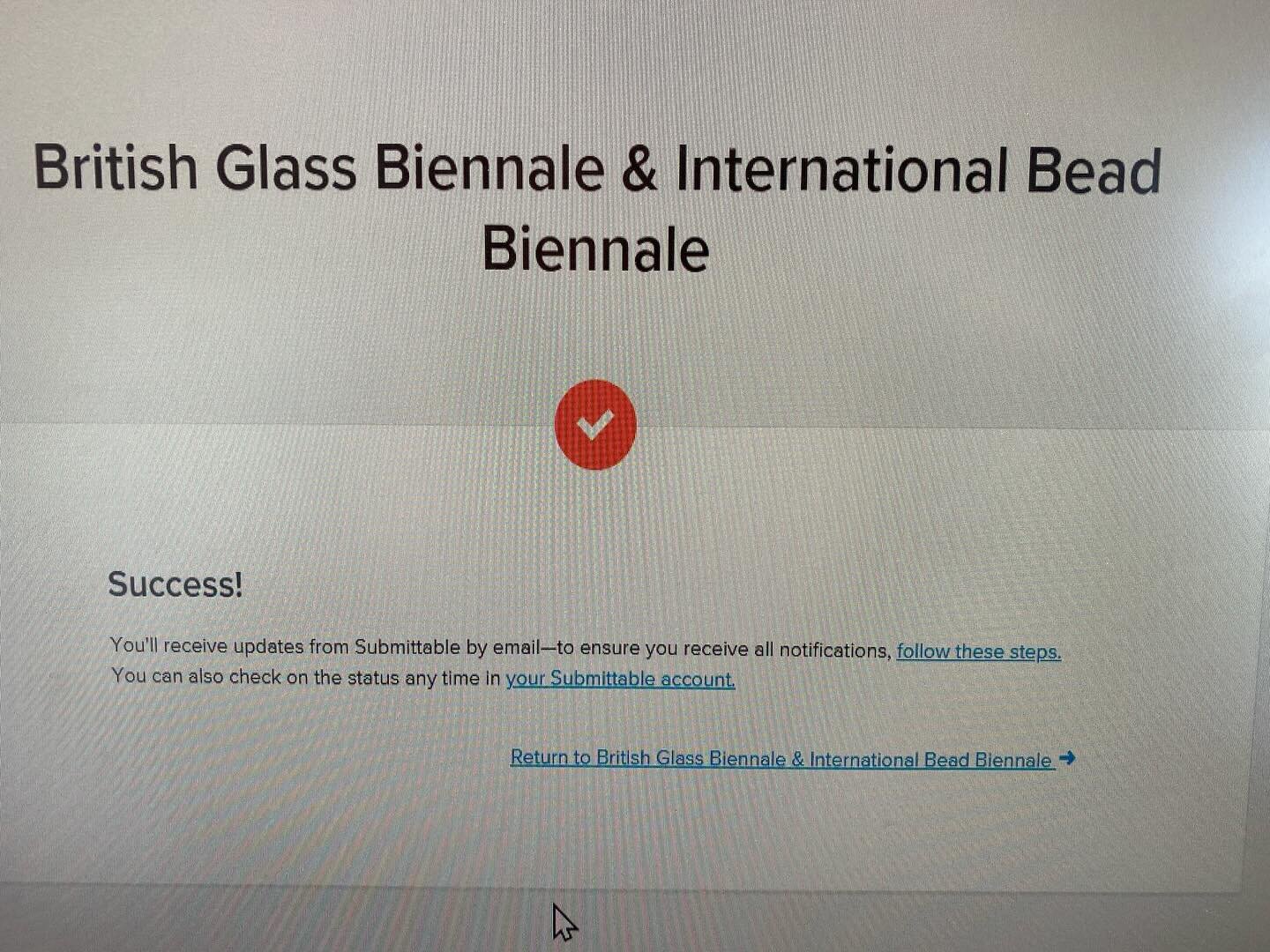 Fingers crossed!! 🤞🤞
What&rsquo;s the worst that can go wrong? 

Just submitted my entry to the prestigious British Glass Biennale 2024 - the UK&rsquo;s major exhibition of contemporary glass- where my work will be judged alongside that of glass go