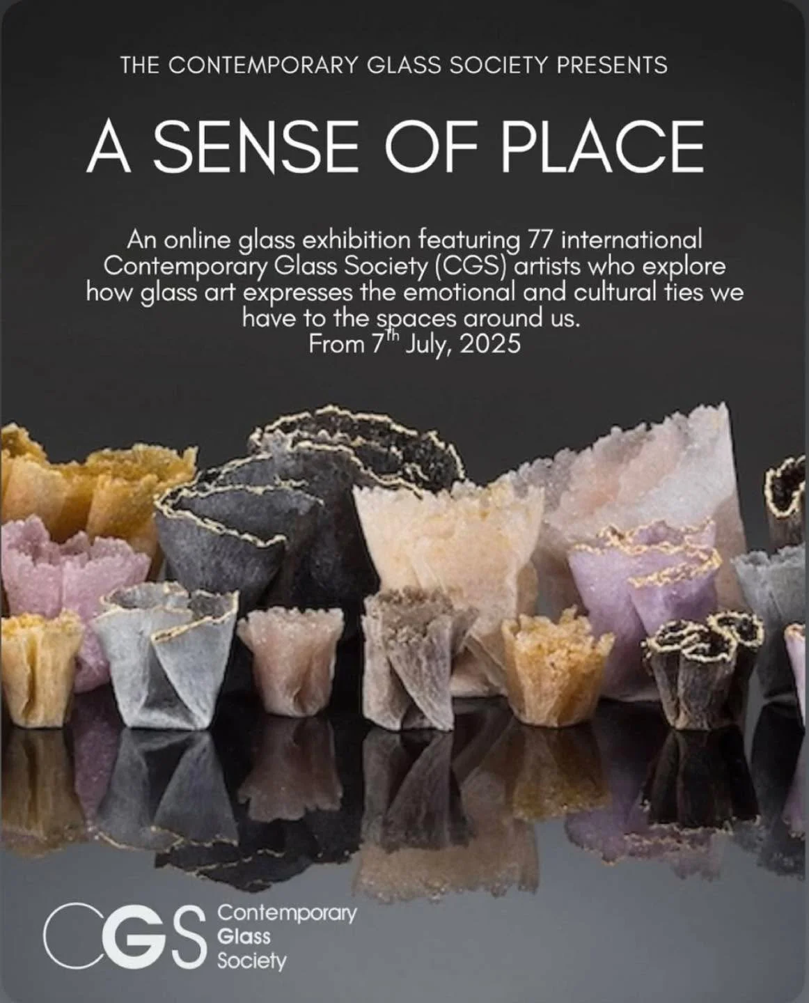 See my Svalbard Icy Mountain in Bronze and Snow in the contemporary Glass Society &ldquo;A Sense of Place&rdquo; online exhibition at https://cgs.org.uk/onlineexhibition/a-sense-of-place/

Inspired by my 2 month, 2,000+ mile sailing yacht expedition 