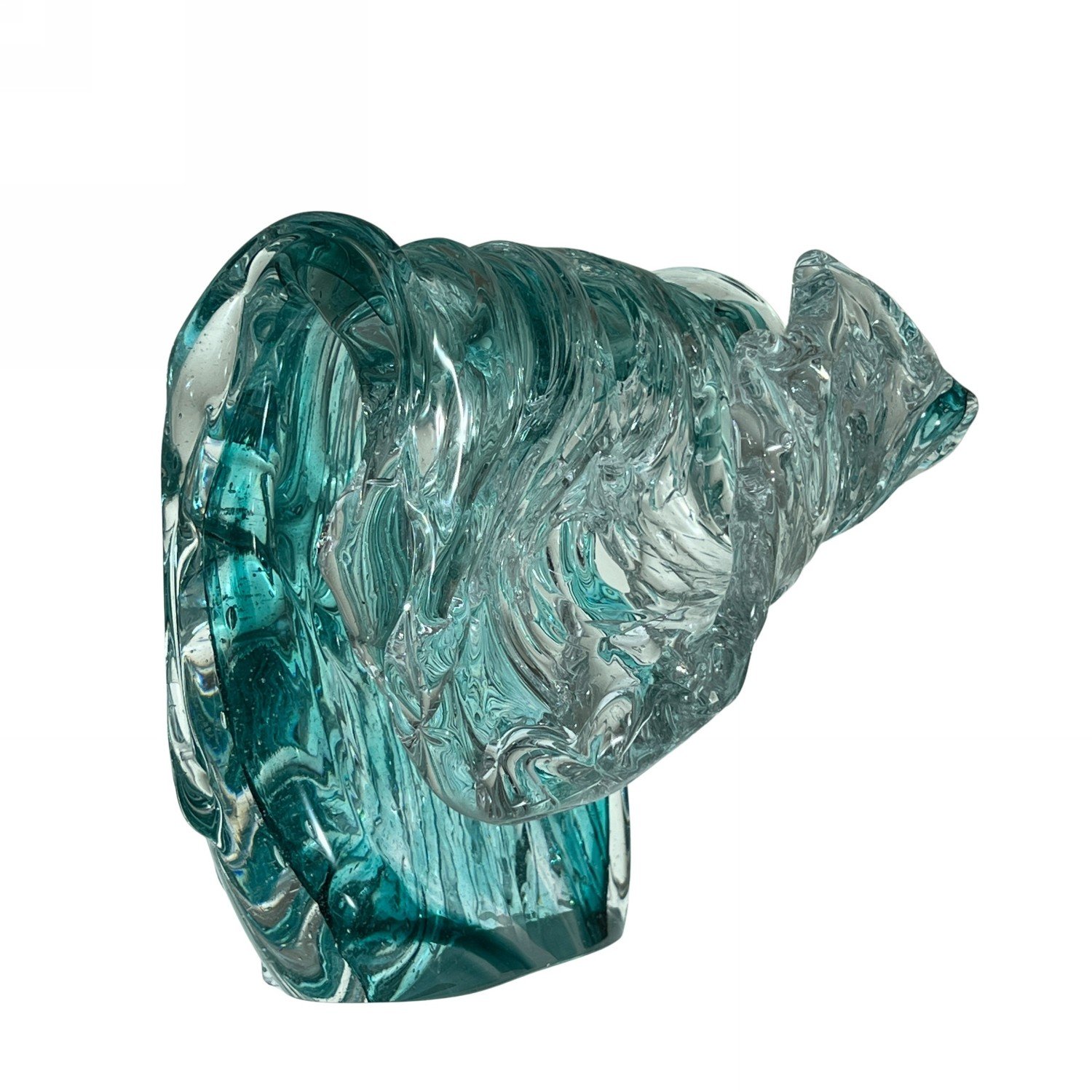 Cresting Wave in Sea Green by Alison Vincent
