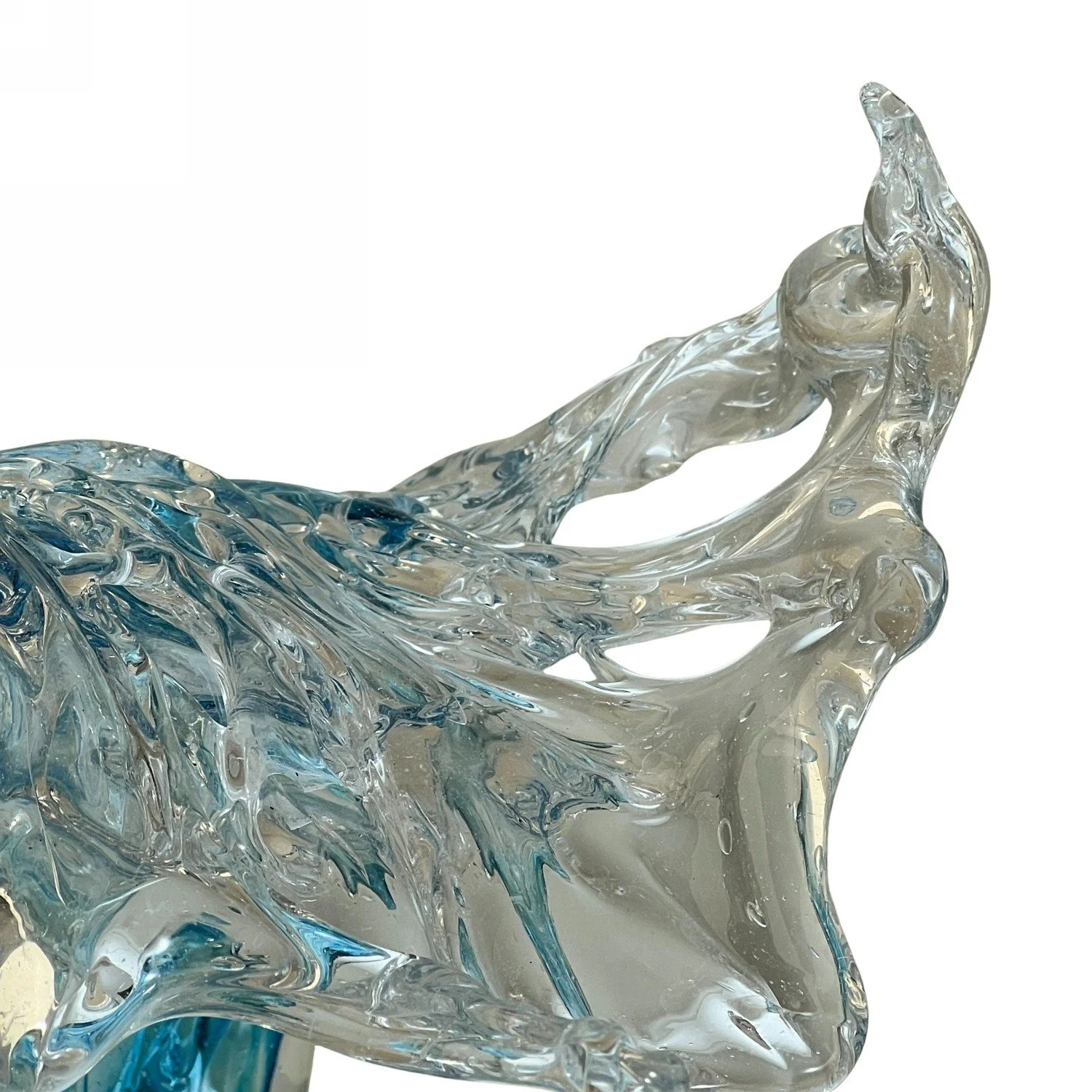 Cresting Wave in 5 Sea Blues by Alison Vincent