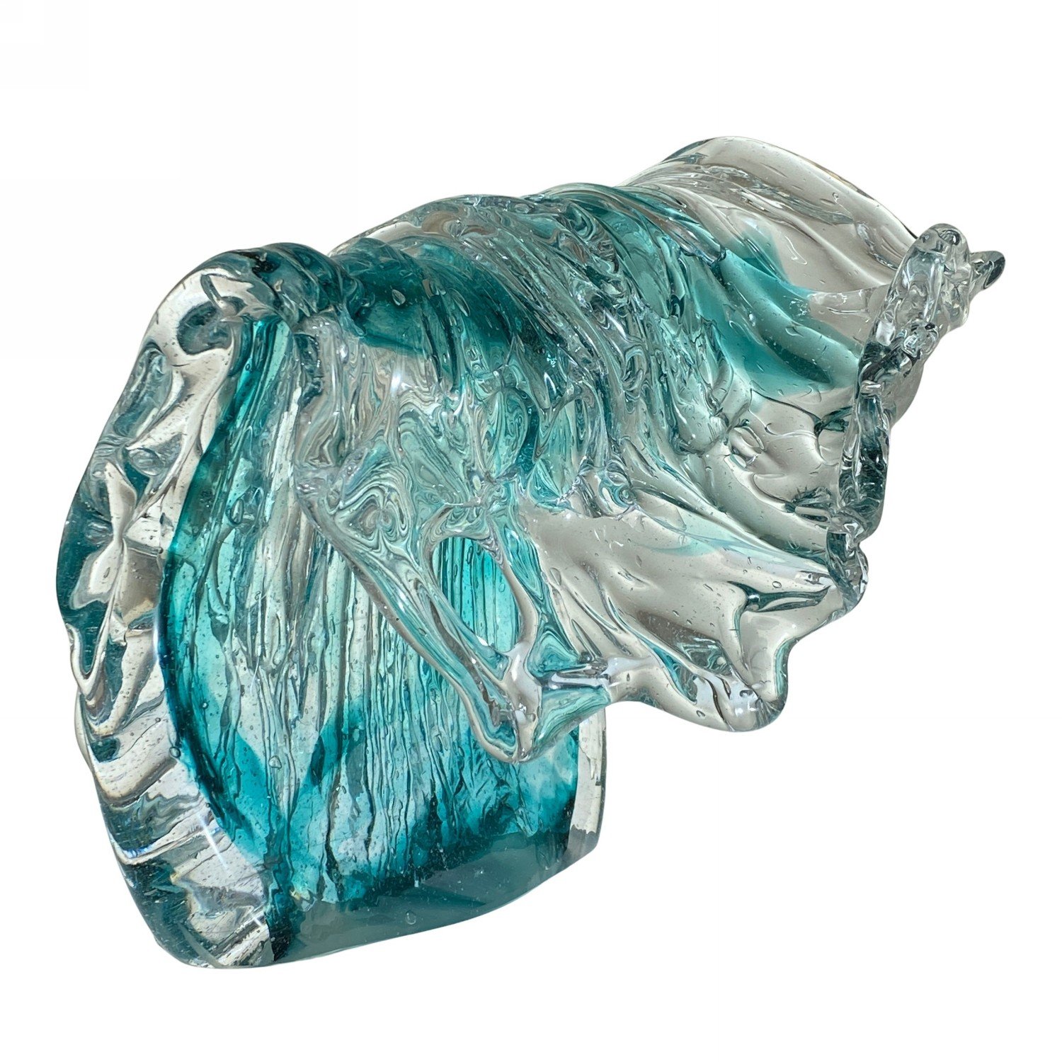 Cresting Wave in Sea Green by Alison Vincent