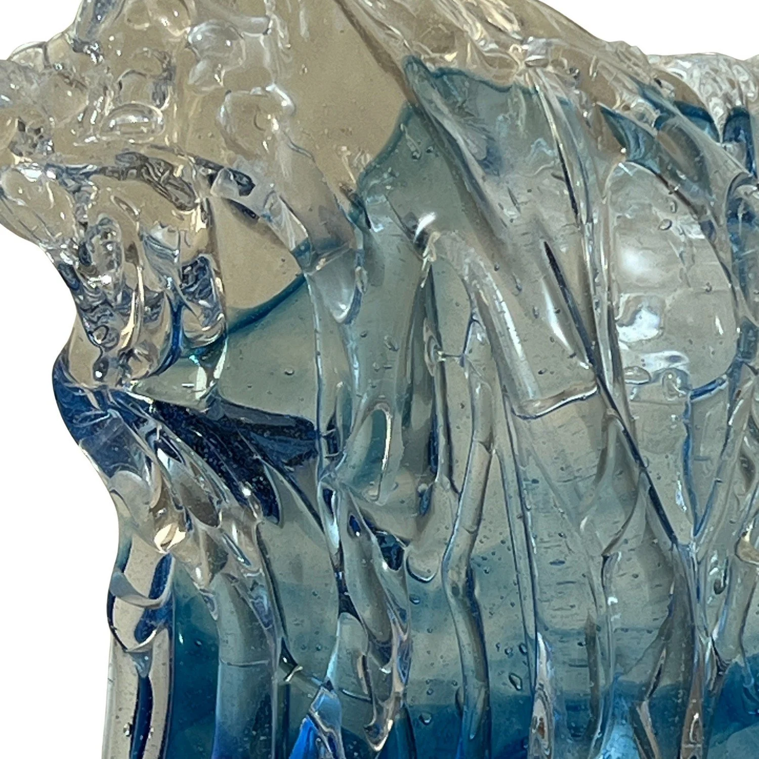 Cresting Wave in Sea Blue by Alison Vincent