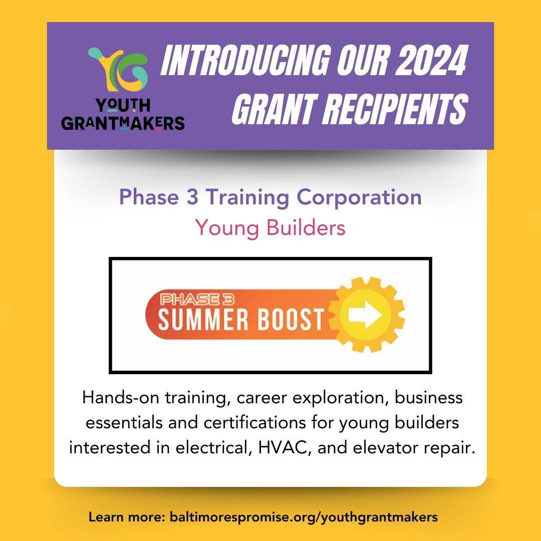 We&rsquo;re putting the focus on @phase3training&rsquo;s Young Builders program today!

Funding from the Youth Grantmakers&rsquo; initiative will cover 30 students as they learn about careers in the building and construction trades, gain hands-on exp