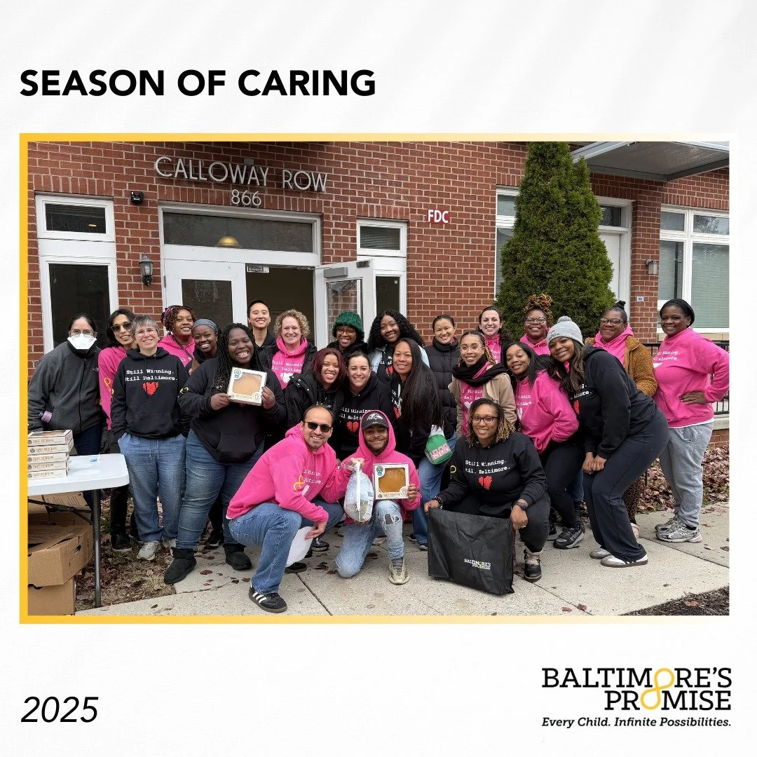 The Baltimore&rsquo;s Promise team was honored to partner with Community Advisory Board co-chair Linay Reed and roll up our sleeves alongside neighbors ahead of Thanksgiving&mdash;handing out turkeys, sweet potato pies, and grocery cards to families 