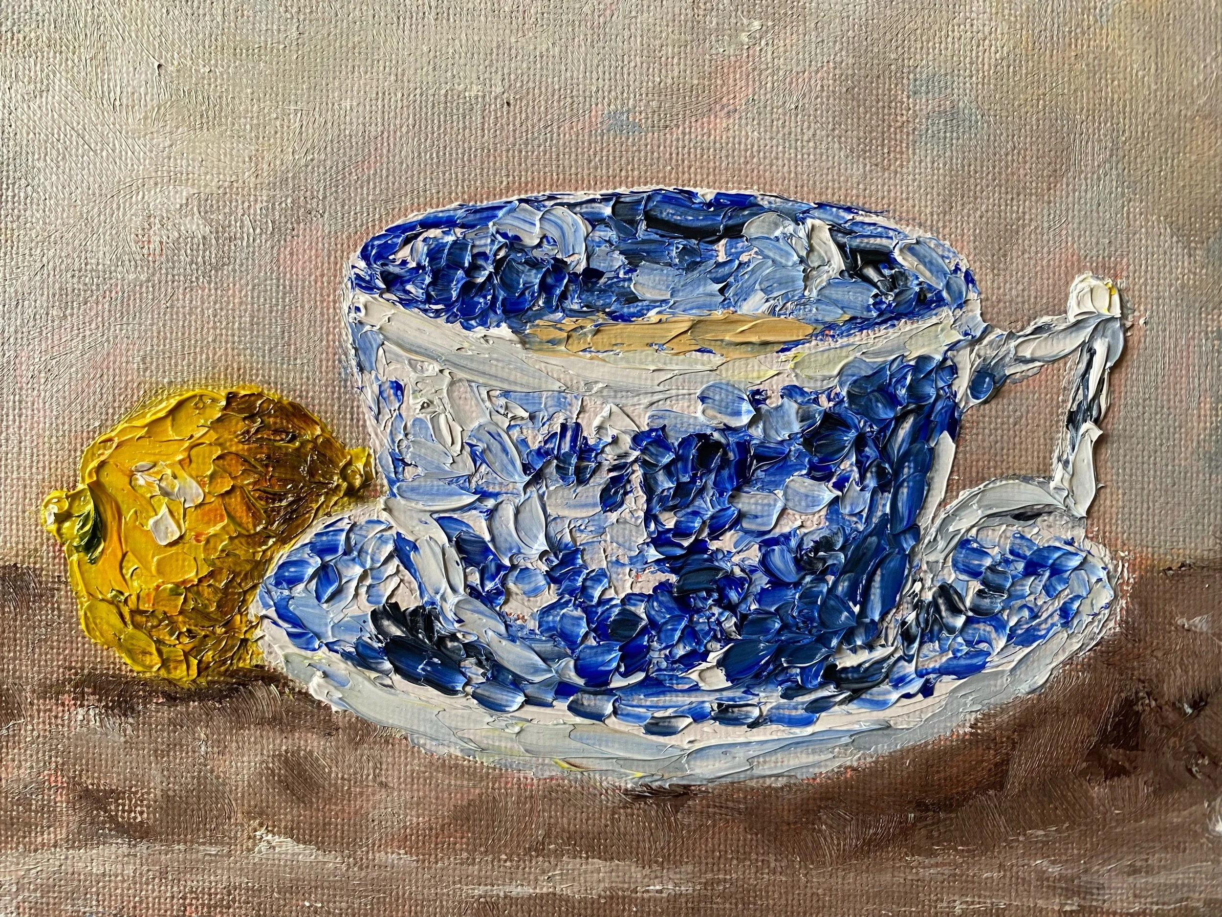 Tea Cup and Lemon 