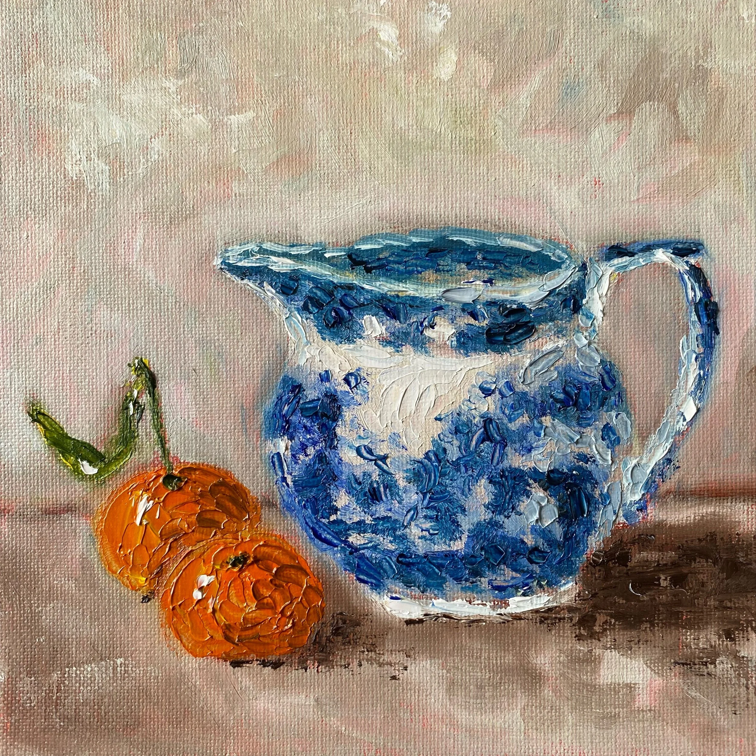 Spode Jug and Clementines