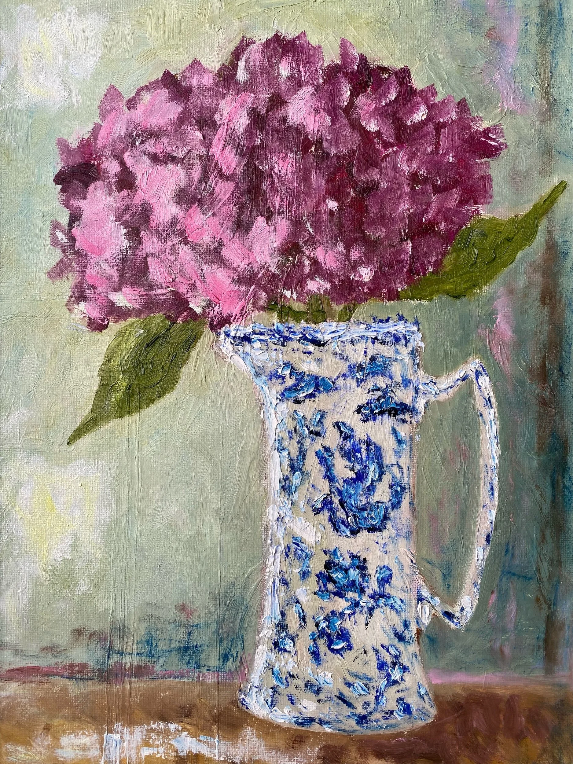Hydrangea in Antique Jug