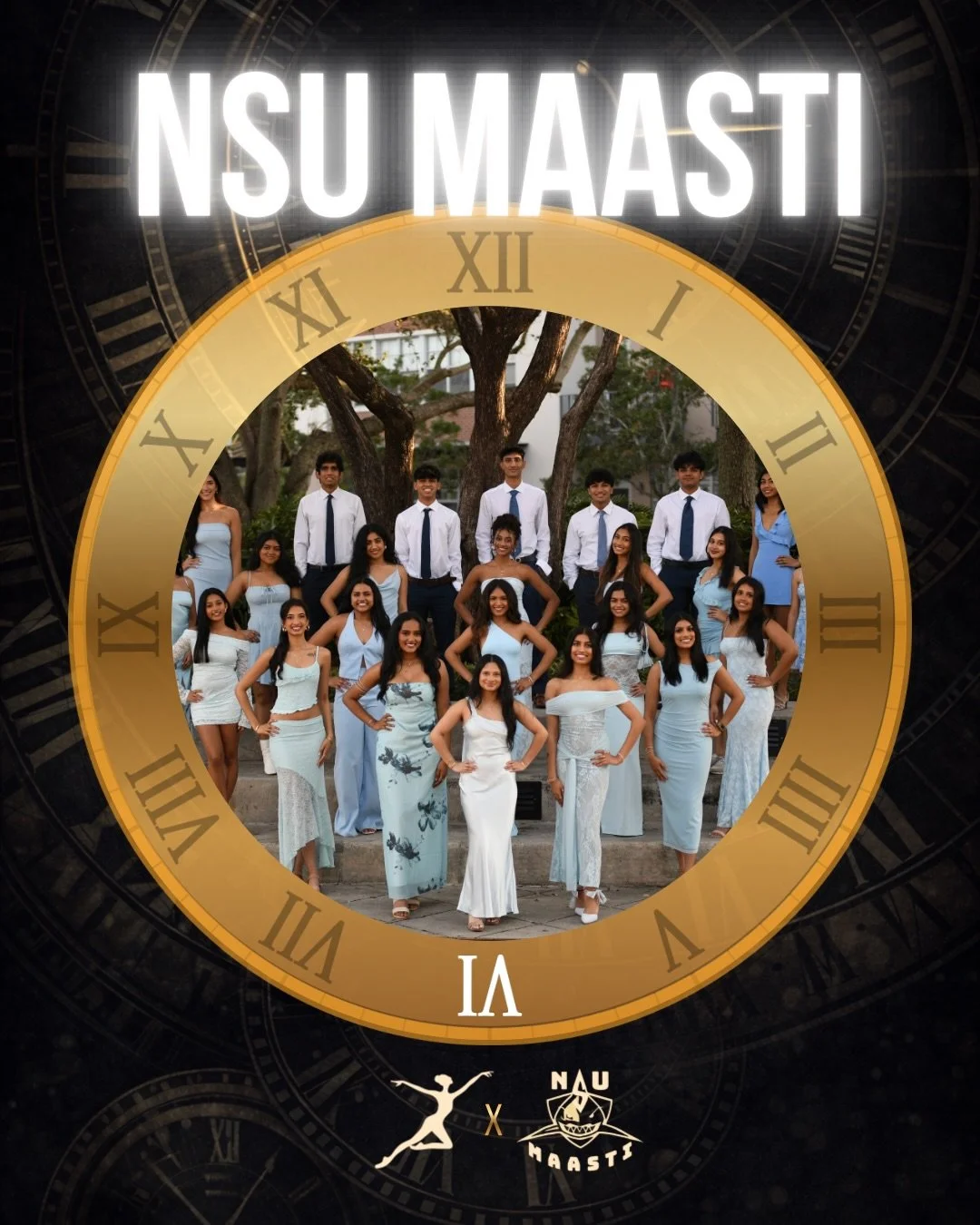 ‼️T-7 DAYS TILL JAZBA ‼️

Next up we have NSU MAASTI!

NSU Maasti is a Premier Bollywood-Fusion dance team from Nova Southeastern University. As a competitive collegiate dance team, NSU Maasti travels all over the country to compete with other teams 