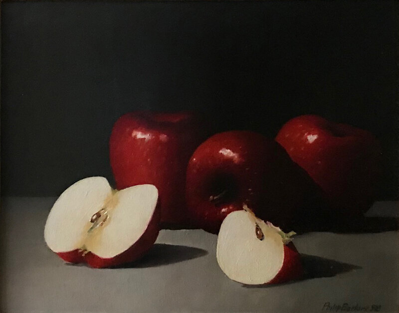 Four Red Apples