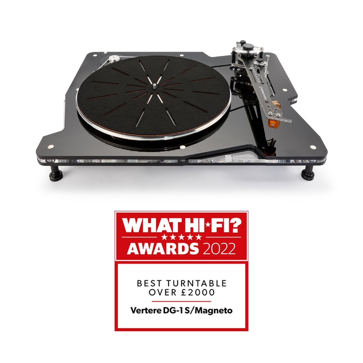 What HiFi? Awards Vertere Wins Best Turntable over £2k & Best Phono