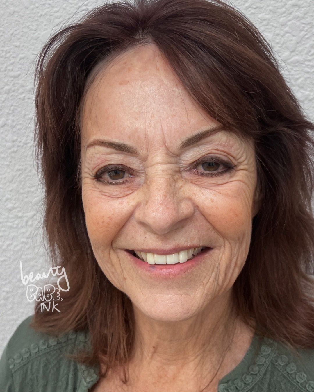 In it for the smiles!! 

Before she even says a word&mdash;those mirror moments say it all. Forever obsessed with these reactions.

🪞 Soft Powder
🪞 Session 1

#beautybabeink #browtattoo #pmuartist #browartist #softbrows