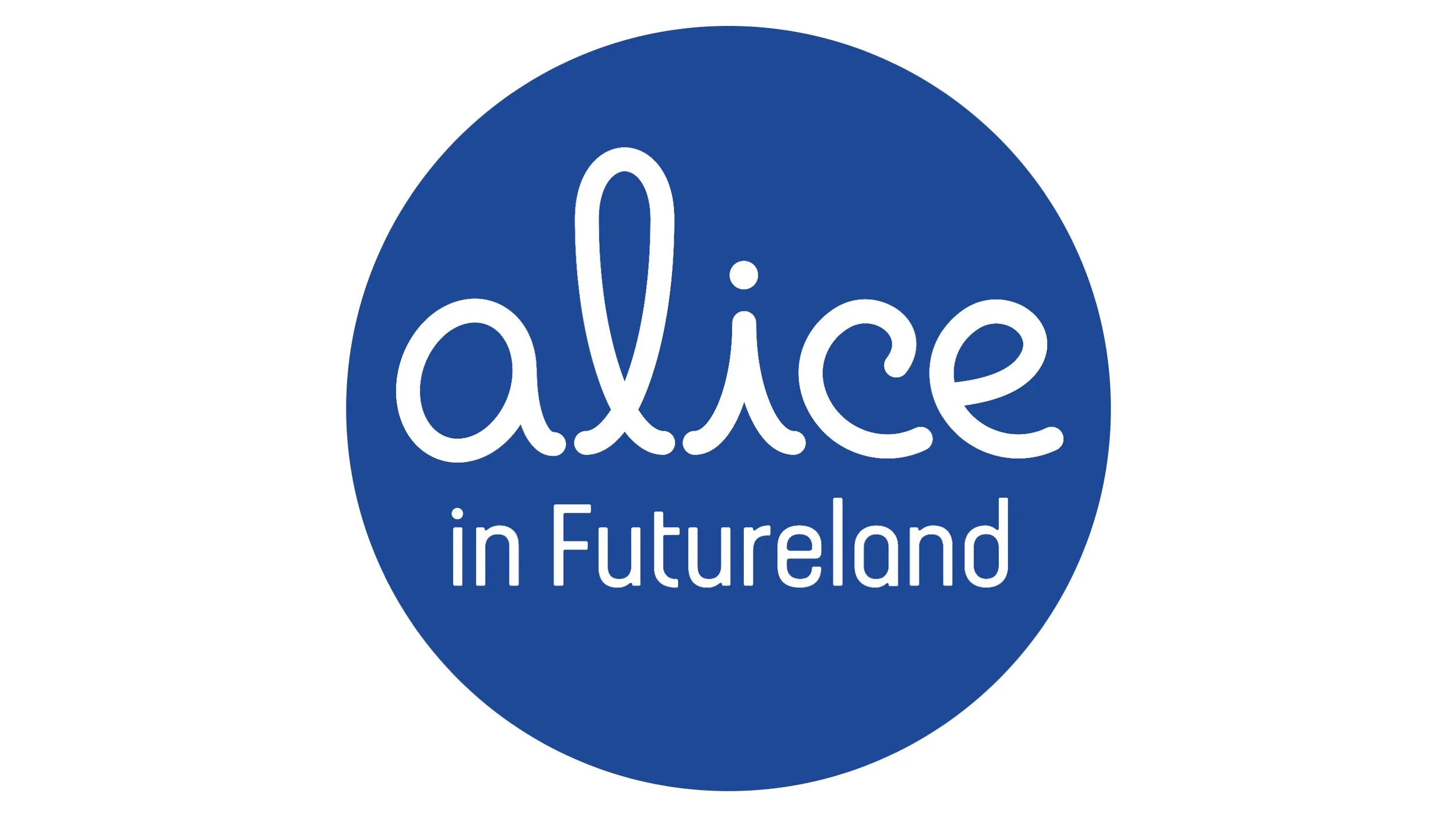 Alice in Futureland in blue