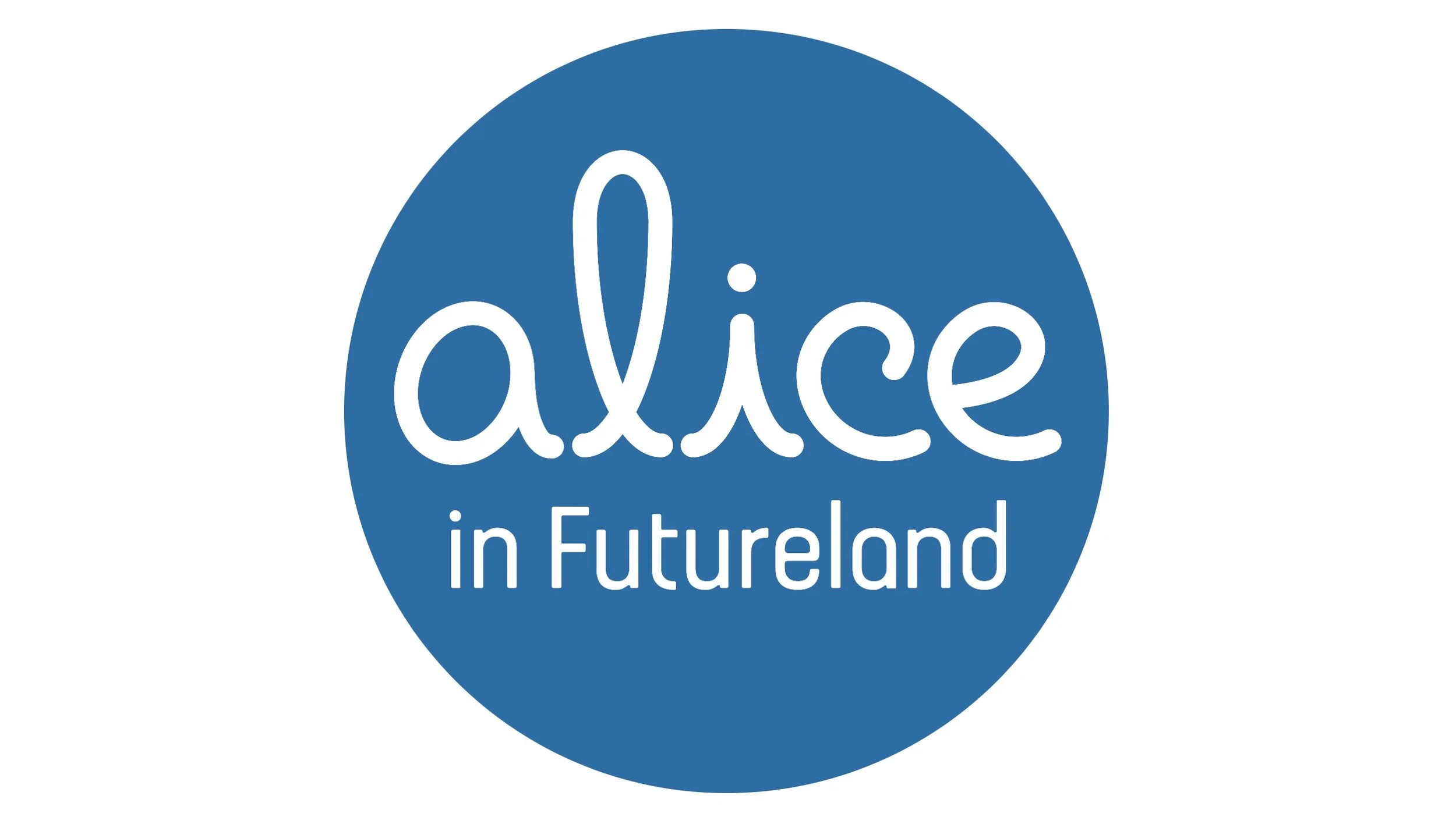Alice in Futureland in blue