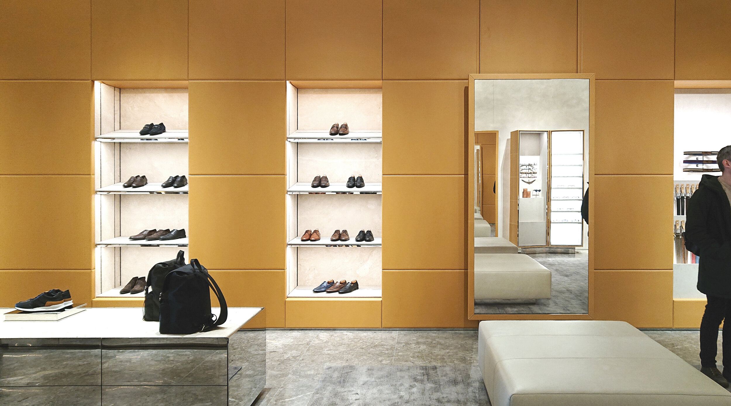  Tod’s Hudson Yards - Leather Wall With Display Niches 