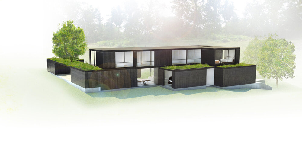  Single Family House - Side Facade 