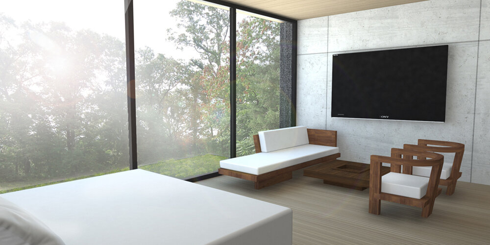  Single Family House - Bedroom View of Forest 