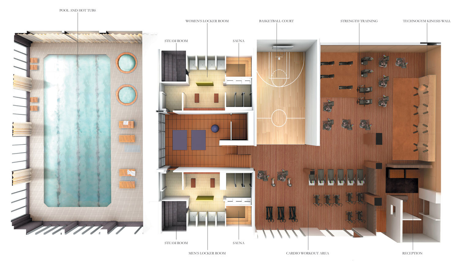  515 East 72 - Amenities Floor Plan 